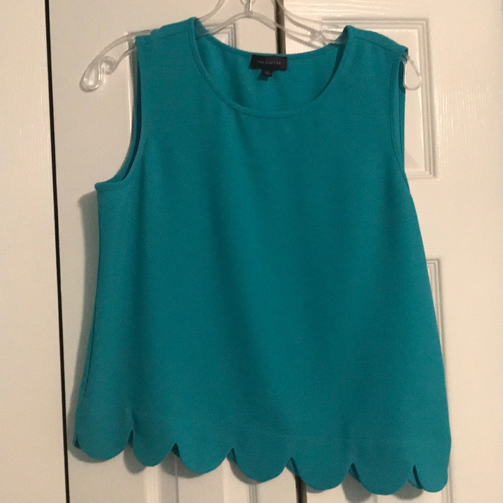 The Limited Scallop Top